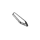 Materiais Belas Artes - Lingua de gato 3 mm, cabo longo | totenart.com