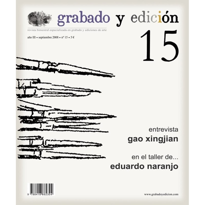 Revista Gravura e edicao, n. 15, em Espanhol.