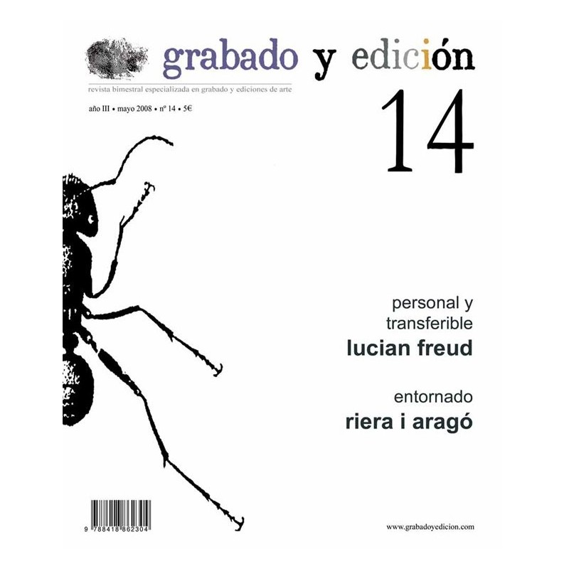 Revista Gravura e edicao, n. 14, em Espanhol.