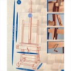 Materiais Belas Artes - Cavalete Estudio Manivela M 04 Mabef | totenart.com