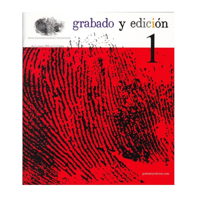 Revista Gravura e edicao, n. 01, em Espanhol.
