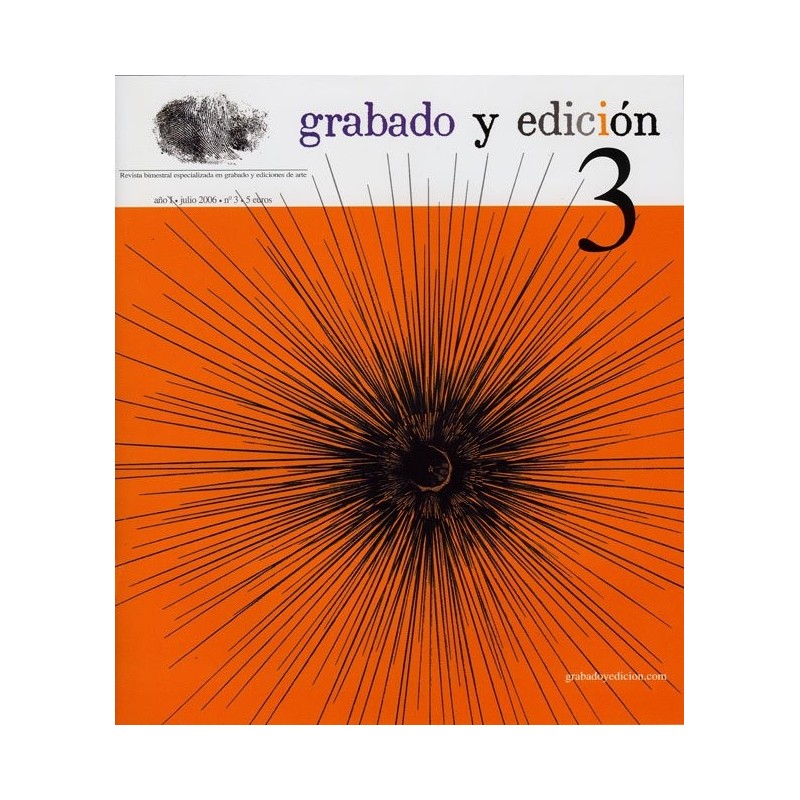 Revista Gravura e edicao, n. 03, em Espanhol.