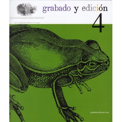 Revista Gravura e edicao, n. 04, em Espanhol.