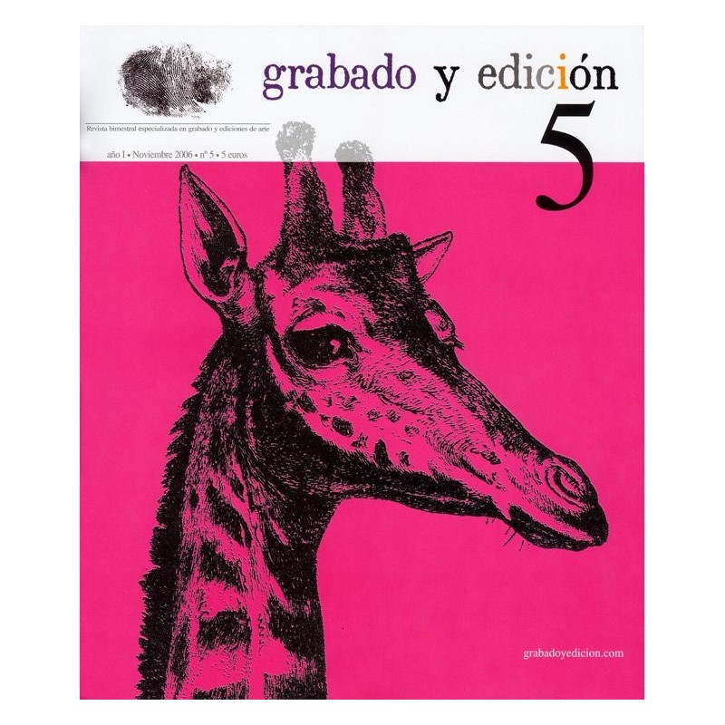 Revista Gravura e edicao, n. 05, em Espanhol.