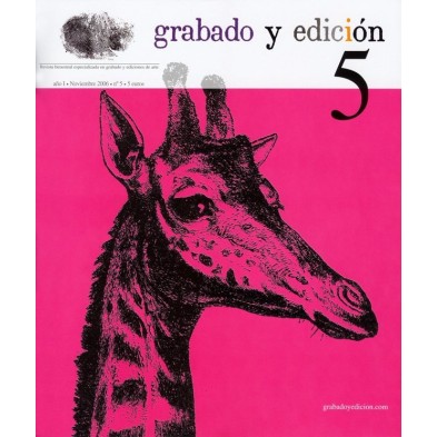 Revista Gravura e edicao, n. 05, em Espanhol.