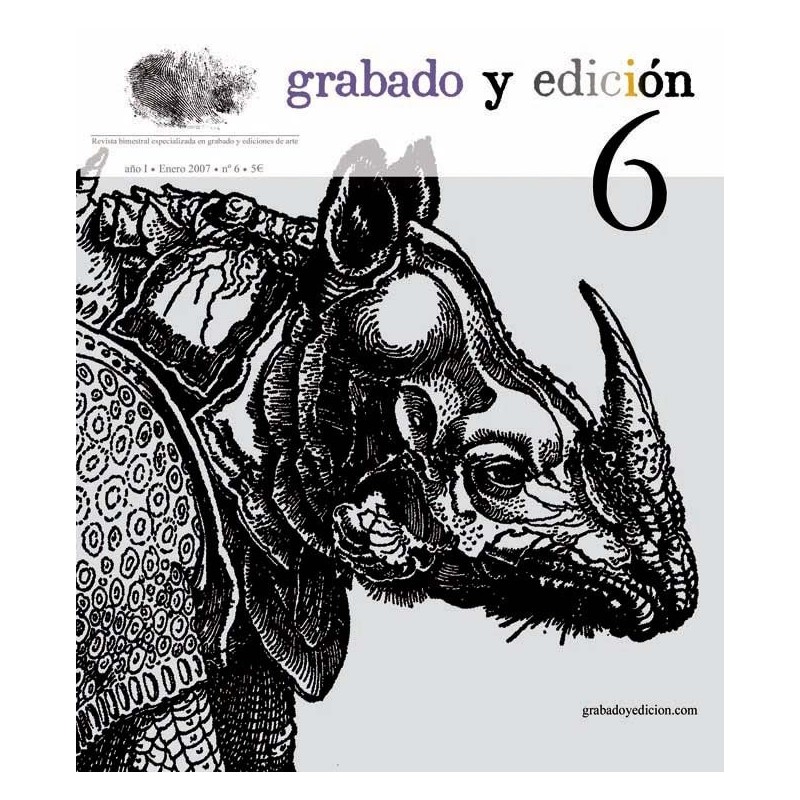 Revista Gravura e edicao, n. 06, em Espanhol.