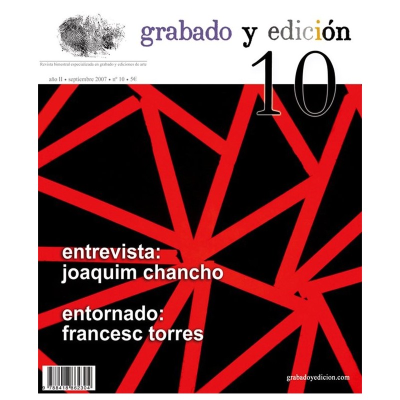 Revista Gravura e edicao, n. 10, em Espanhol.