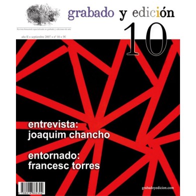 Revista Gravura e edicao, n. 10, em Espanhol.