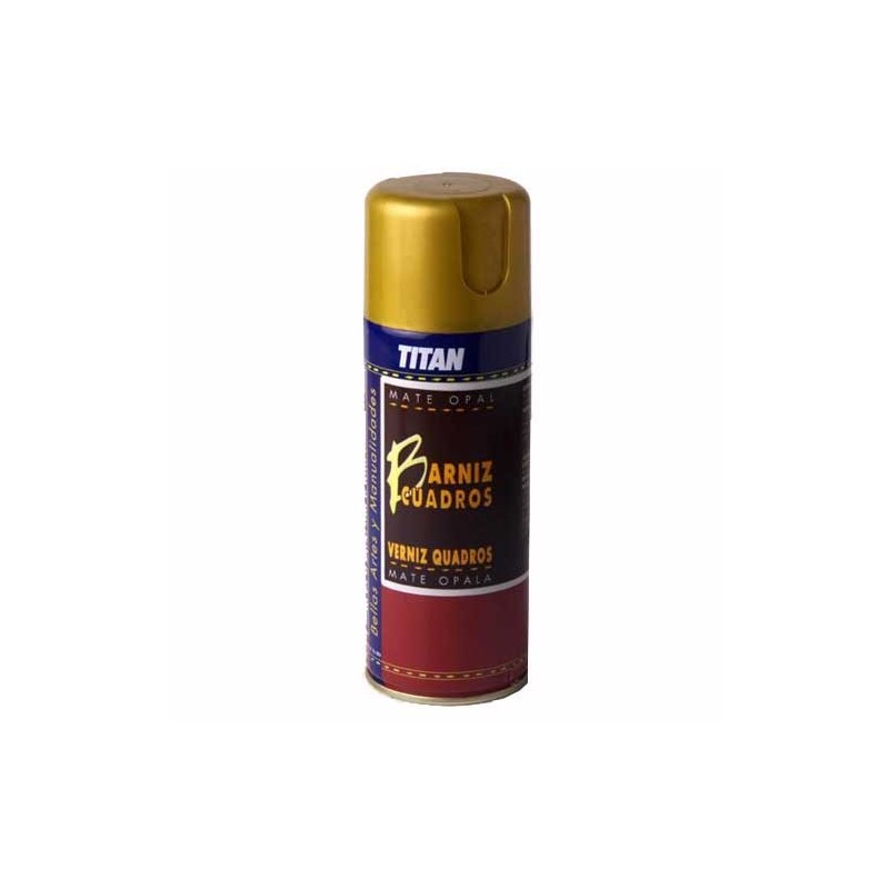 Materiais Belas Artes - Verniz SPRAY Mate Titan para quadros, 200 ml. | totenart.com