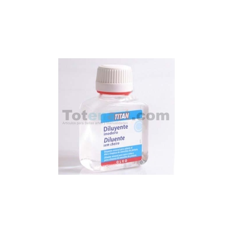 Diluente Titan sem odor, 250 ml.
