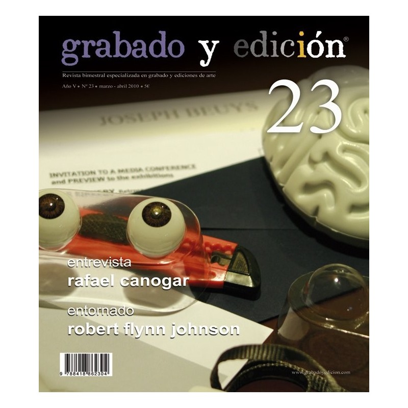 Revista Gravura e edicao, n. 23, em Espanhol.