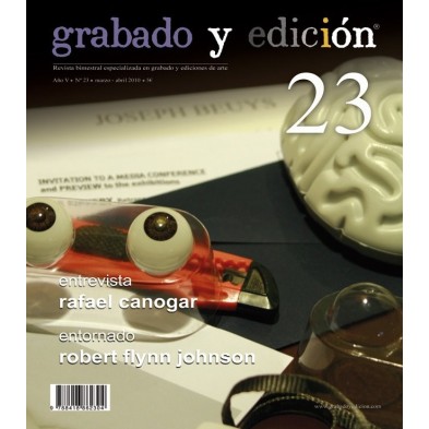 Revista Gravura e edicao, n. 23, em Espanhol.