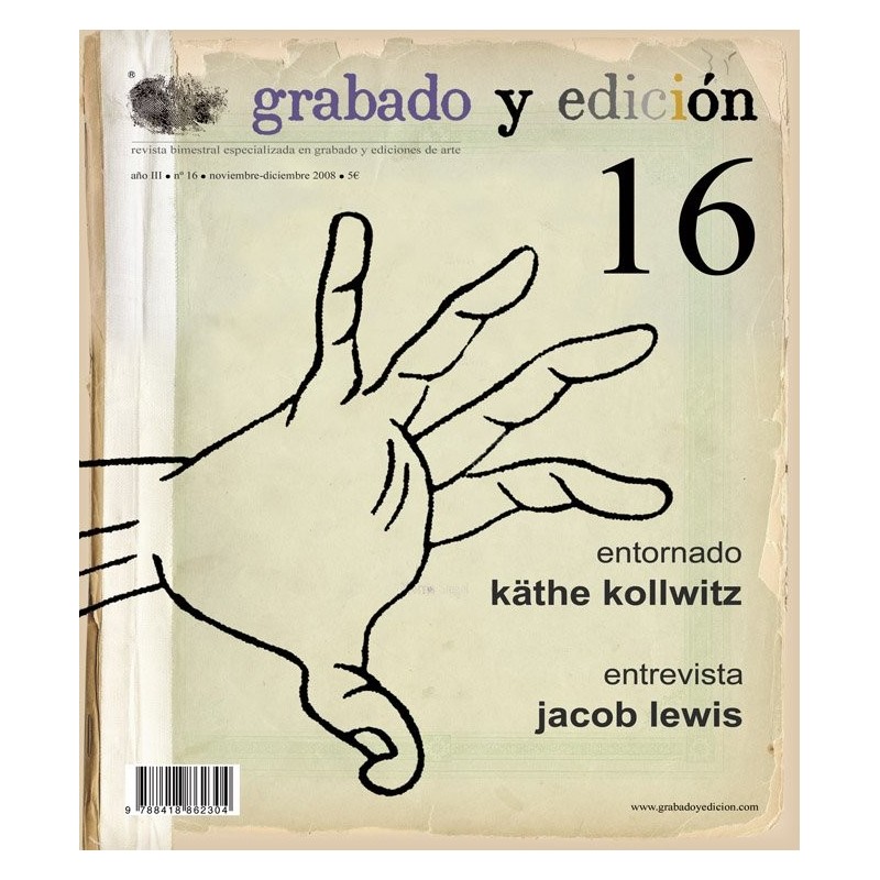 Revista Gravura e edicao, n. 16, em Espanhol.