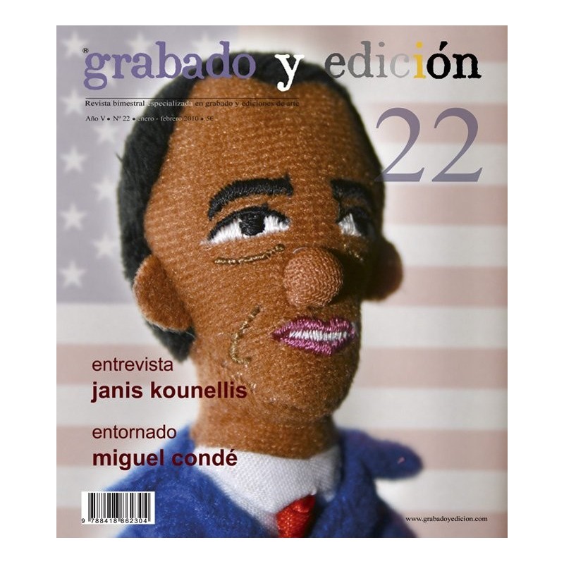 Revista Gravura e edicao, n. 22, em Espanhol.