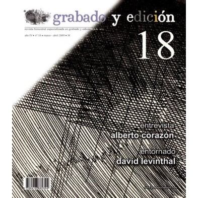 Revista Gravura e edicao, n. 18, em Espanhol.