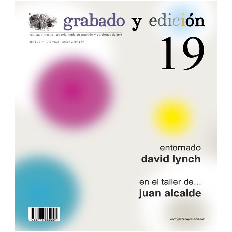 Revista Gravura e edicao, n. 19, em Espanhol.
