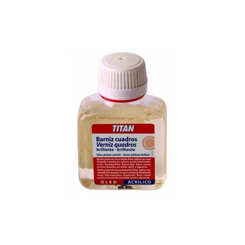 Materiais Belas Artes - Verniz brilhante Titan, 100 ml. | totenart.com