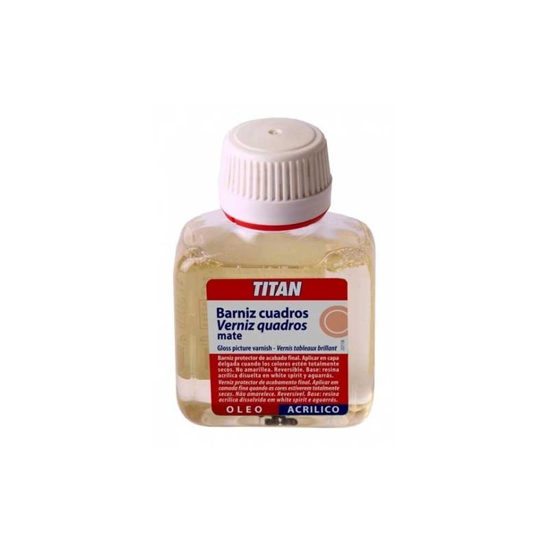 Materiais Belas Artes - Verniz mate opala Titan, 100 ml. | totenart.com