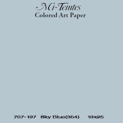 Mi-teintes Canson Cinza Ceu, 160 gr., 50x65 cm.