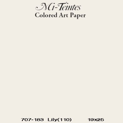 Mi-teintes Canson Flor de Lys, 160 gr., 50x65 cm.