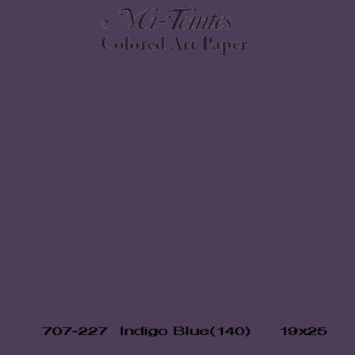 Mi-teintes Canson Azul Indigo, 160 gr., 50x65 cm.