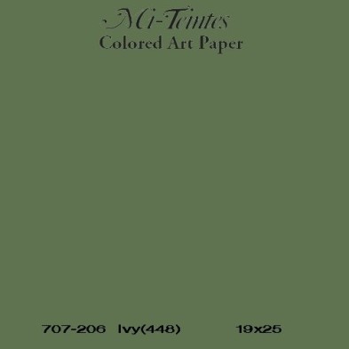 Mi-teintes Canson Verde Mar, 160 gr., 50x65 cm.