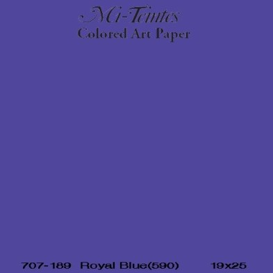 Mi-teintes Canson Azul Ultramarino, 160 gr., 50x65 cm.