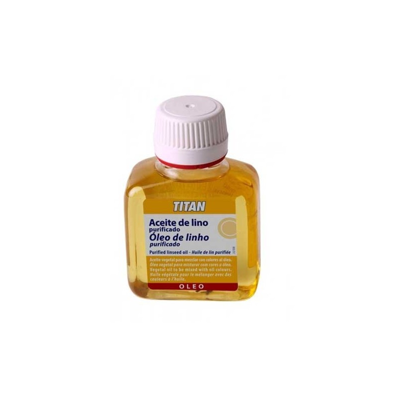 Oleo de linhaça purificado Titan, 100 ml.