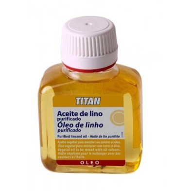 Oleo de linhaça purificado Titan, 250 ml.