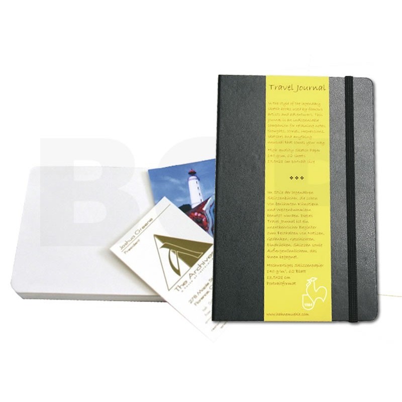 Materiais Belas Artes - Block Travel Journal Hahnemühle R, 140 gr, 62 f, 13.5x21 cm. | totenart.com