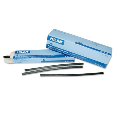 Carvoes naturais, 3-5 mm, caixa 5 uds.