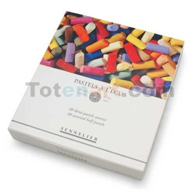 Materiais Belas Artes - Estojo medio Pastel Sennelier Ecu 40 cores | totenart.com