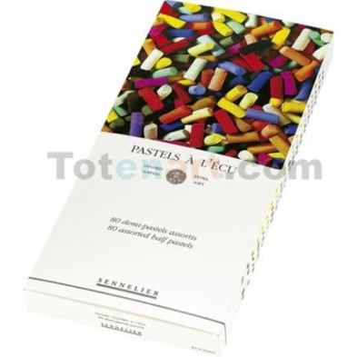 Materiais Belas Artes - Estojo medio Pastel Sennelier Ecu 80 cores | totenart.com