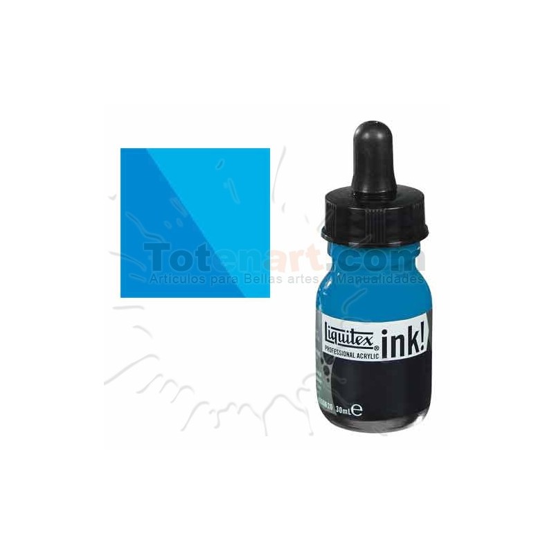 Materiais Belas Artes - Tinta Acrilica Liquitex Azul Ceruleo, 30 ml. | totenart.com