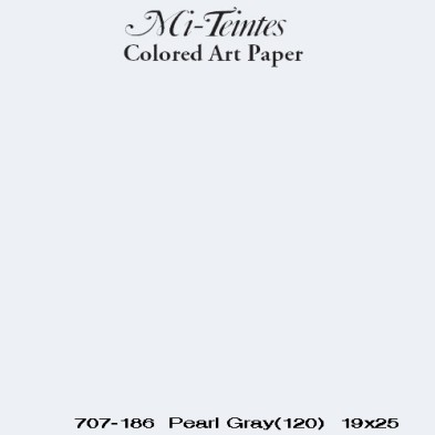 Mi-teintes Canson Gris Perola, 160 gr., 21x30 cm.