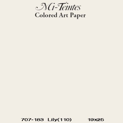 Mi-teintes Canson Flor de Lys, 160 gr., 21x30 cm.