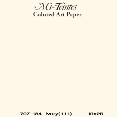 Mi-teintes Canson Marfim, 160 gr., 21x30 cm..