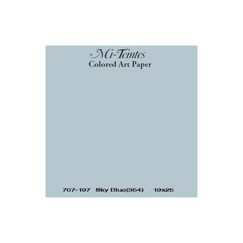 Mi-teintes Canson Cinza Ceu, 160 gr., 21X30 cm.
