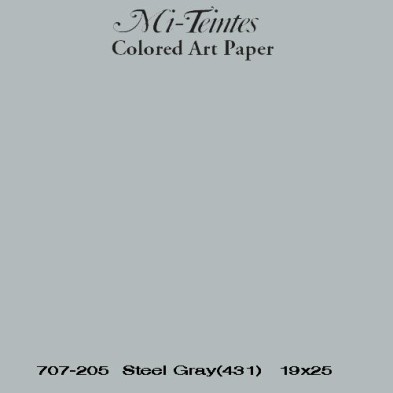 Mi-teintes Canson Cinza Chine, 160 gr., 21X30 cm.