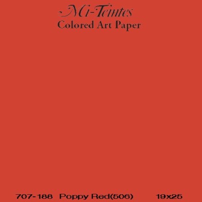 Mi-teintes Canson Papoula, 160 gr., 50x65 cm.