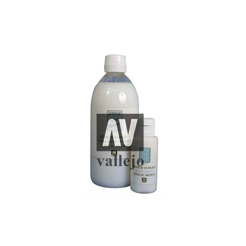 Materiais Belas Artes - Medium acrilico Perlescente Vallejo, 500 ml. | totenart.com