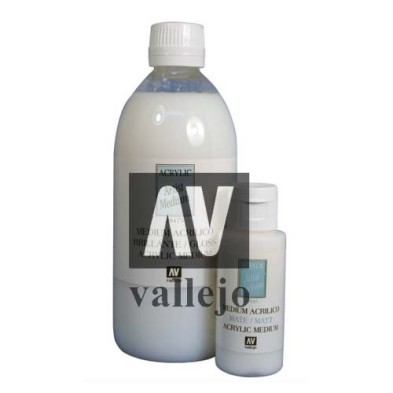 Materiais Belas Artes - Medium acrilico Perlescente Vallejo, 500 ml. | totenart.com