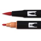 Marcador Tombow Crimson dual brush pen