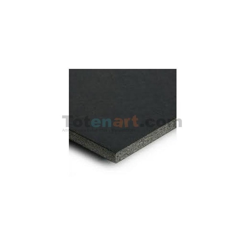 Cartao Pluma Preto, 5 mm., 100x200 cm., caixa 25 uds