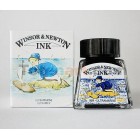 Tinta Desenho Azul Ultramarino, Winsor & Newton, 14 ml.