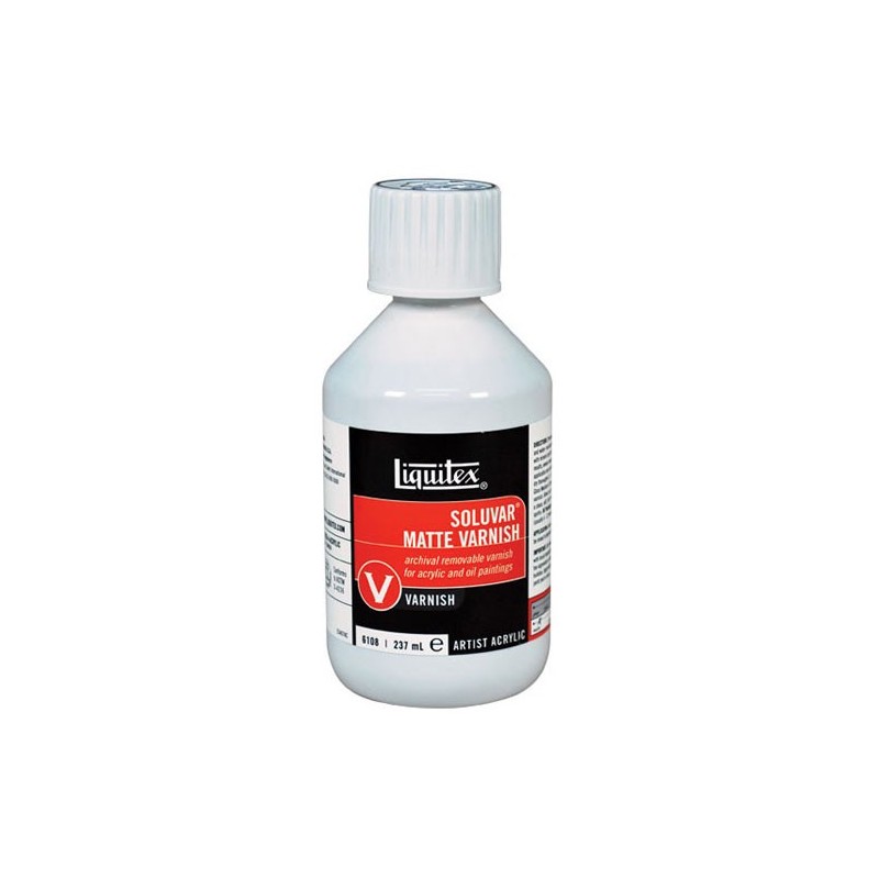 Materiais Belas Artes - Soluvar Verniz Mate, Liquitex 237 ml. | totenart.com