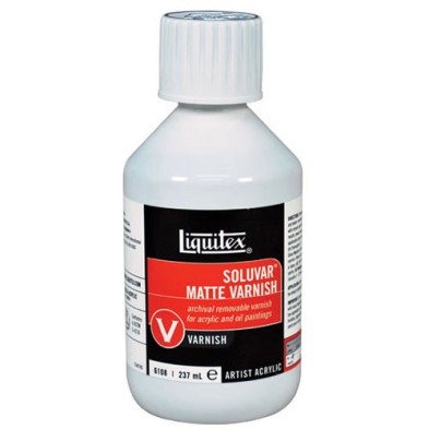 Materiais Belas Artes - Soluvar Verniz Mate, Liquitex 237 ml. | totenart.com
