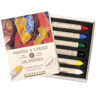 Materiais Belas Artes - Estojo Pastel al Oleo Sennelier 6 cores, Set Descobrimento | totenart.com