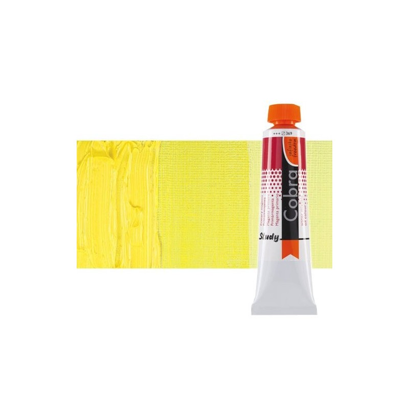 Materiais Belas Artes - Óleo á água Cobra Study cor amarelo limão permanente (40 ml) | totenart.com
