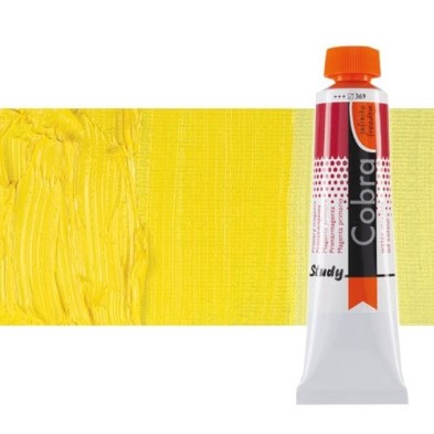 Materiais Belas Artes - Óleo á água Cobra Study cor amarelo claro permanente permanent light yellow (40 ml) | totenart.com